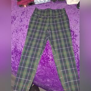 Croft & Barrow Tartan Plaid Capris